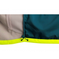 Bunda CXS BEDFORD, výstražná, pánská, softshell, žluto-petrolová, vel.