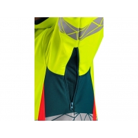 Bunda CXS BEDFORD WINTER, výstražná, zimní, pánská, softshell, žluto-petrolová