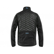 CXS LEONIS jacket, men's, black with HV blue/red accessories, sizing. XL