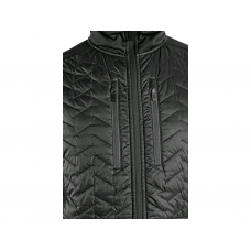 CXS LEONIS jacket, men's, black with HV blue/red accessories, sizing. XL