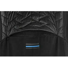 CXS LEONIS jacket, men's, black with HV blue/red accessories, sizing. XL