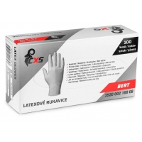 Rukavice CXS BERT, jednorazové, latexové, veľ. 