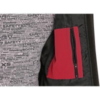 Bunda CXS STRETCH, pánska, softshell, červená, veľ. 