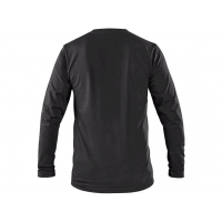 Tričko CXS SIMON, dlouhý rukáv, černé, vel.
