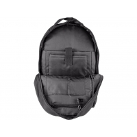 Batoh CXS LEONIS, čierny s modro/červenými doplnkami