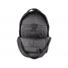 Batoh CXS LEONIS, čierny s modro/červenými doplnkami