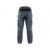 Kalhoty CXS STRETCH, pánské, maskáčové modré, vel.