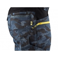 Kalhoty CXS STRETCH, pánské, maskáčové modré, vel.