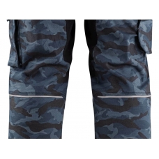 Kalhoty CXS STRETCH, pánské, maskáčové modré, vel.