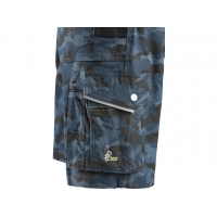 Kraťasy CXS STRETCH, pánske, maskáčové modré