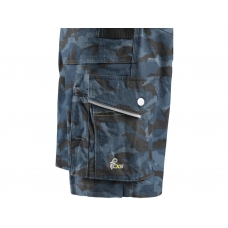 Kraťasy CXS STRETCH, pánske, maskáčové modré, veľ. 