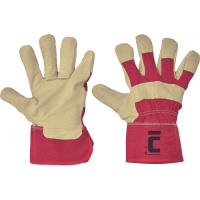 JAY gloves combined yellow red