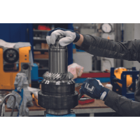 PELICAN modré rukavice, kombinované