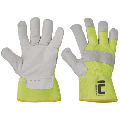 CURLEW Winter Hivis glove HV yellow