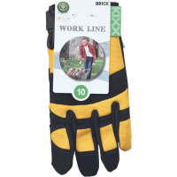 BRICK rukavice kombinované žltá