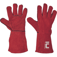 SANDPIPER RED gloves leather