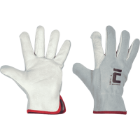 LINOTTE gloves leather grey