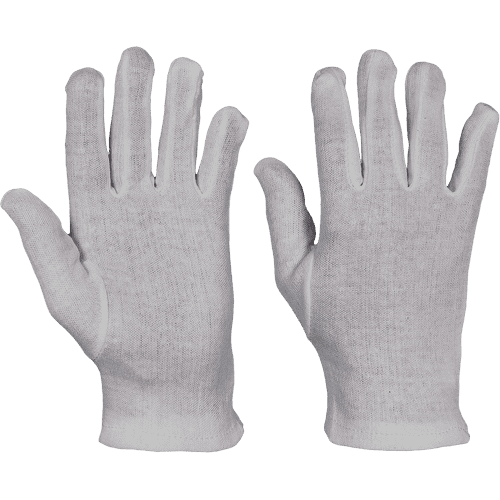 KITE 6 rukavice bavlna biele