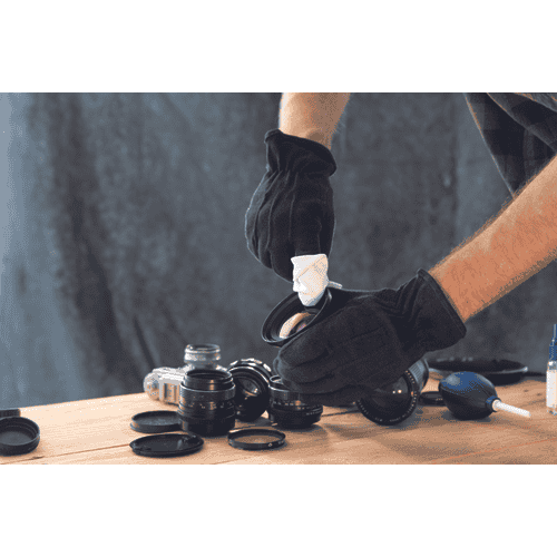 BUSTARD BLACK gloves with PVC dots