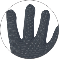 BUSTARD BLACK blister gloves - 