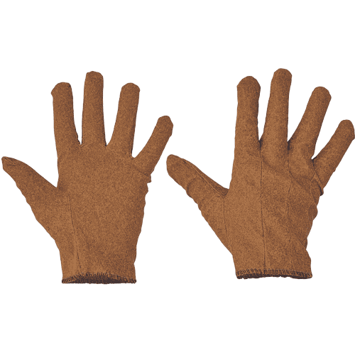 EGRET 7 rukavice úplet vinyl hnedé