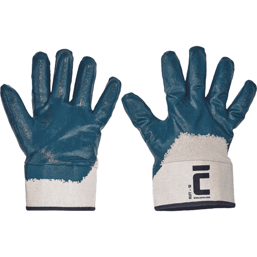 RUFF gloves half dipped in nitril