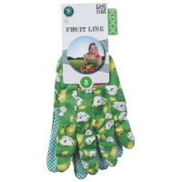 FAST FRUIT gloves cotton with PV green