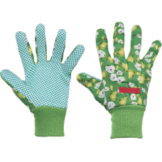 FAST FRUIT gloves cotton with PV green