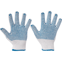 QUAIL gloves TC with PVC dots