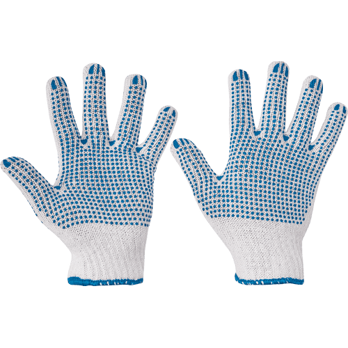 QUAIL gloves TC with PVC dots