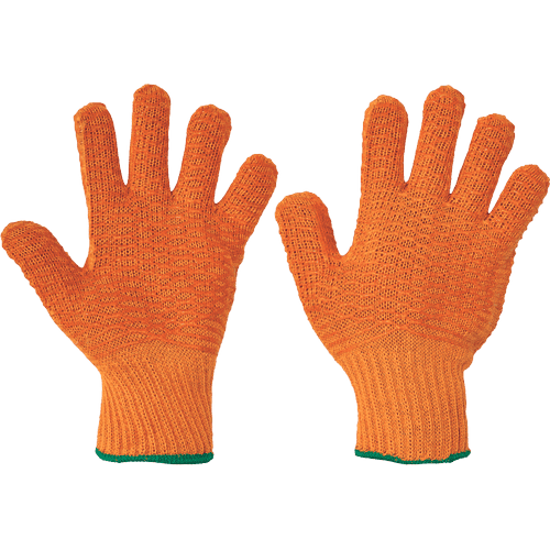 FALCON gloves with PVC crisscross
