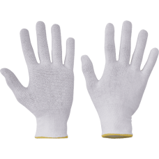 BUSTARD Evo gloves cotton+PVC white