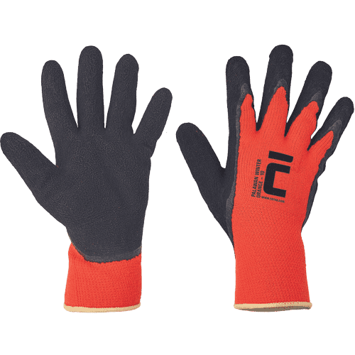 PALAWAN WINTER gloves latex HV orange