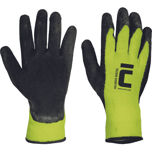 PALAWAN WINTER gloves blister yellow