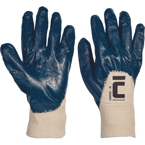 HARRIER RU rukavice nitrilové modré
