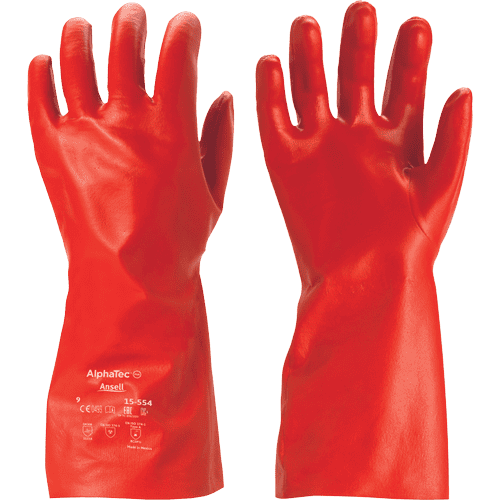 Chemical glovesAnsell 15-554/090 PVA gloves
