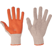 SCOTER gloves coated green PVC