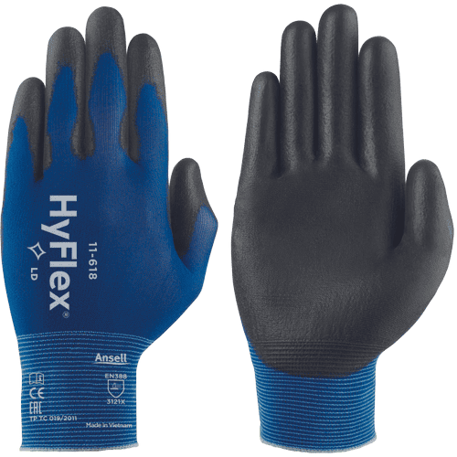 Polyurethane gloves Ansell 11-618/060 HyFlex Ultra-Lite glov