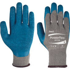 Latex gloves Ansell 80-100 Pow/070 PowerFlex gloves