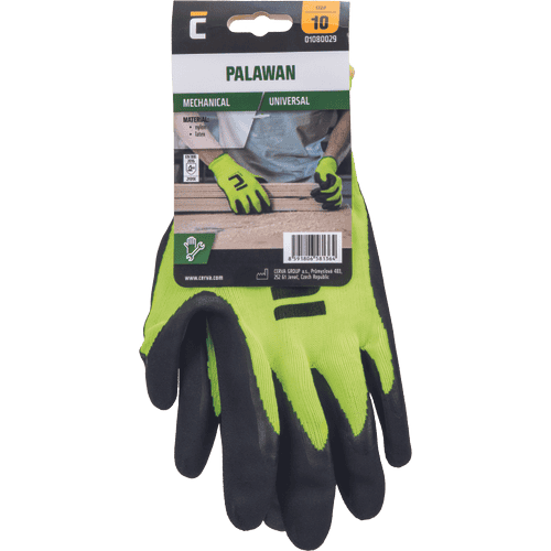 PALAWAN gloves nylon latex palm