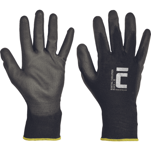 BUNTING EVO čierne rukavice blister
