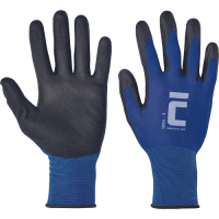 SMEW rukavice nylon modro/čierne