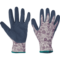 PINTAIL gloves dipped rubb navy/purple