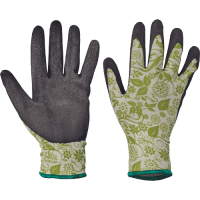 PINTAIL gloves dipped in brown/green