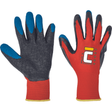 VANELLUS gloves dipped in latex red