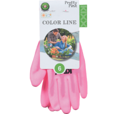 PRETTY PINK gloves PU palm pink