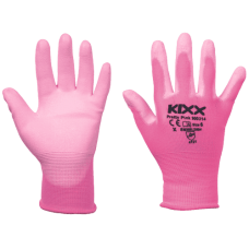 PRETTY PINK gloves PU palm pink