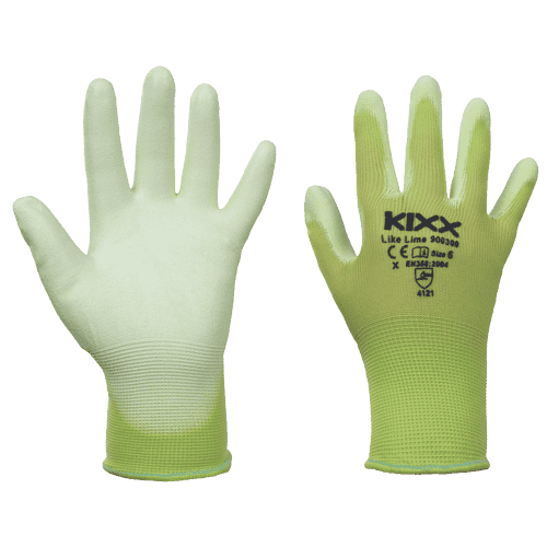 LIKE LIME gloves PU palm green