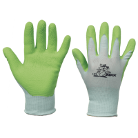 FUDGE rukavice nylon. latex. dl zelená