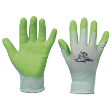 FUDGE rukavice nylon. latex. dl zelená